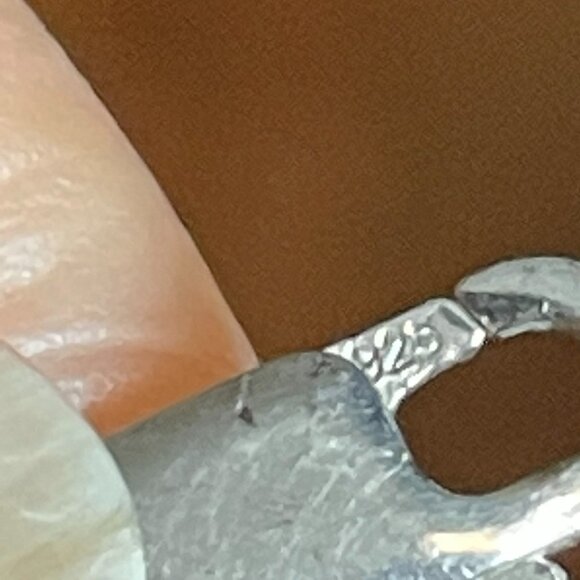 Sterling Silver .925 Faceted Ruby Twisted Cable Bangle Bracelet Size 6-6.5 - Picture 11 of 11